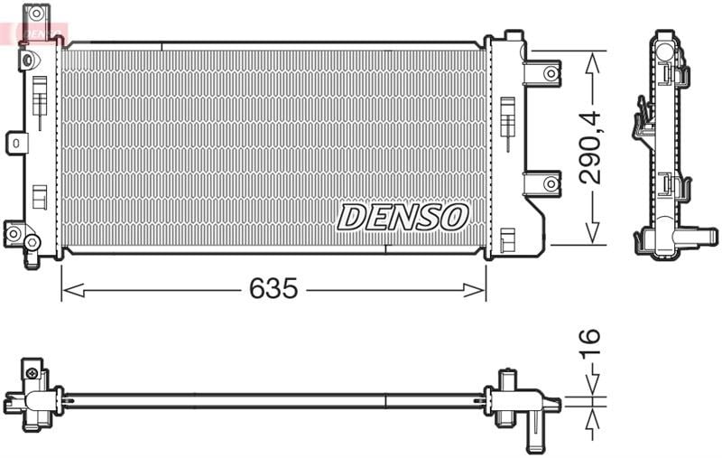 Motor Su Radyatörü DENSO