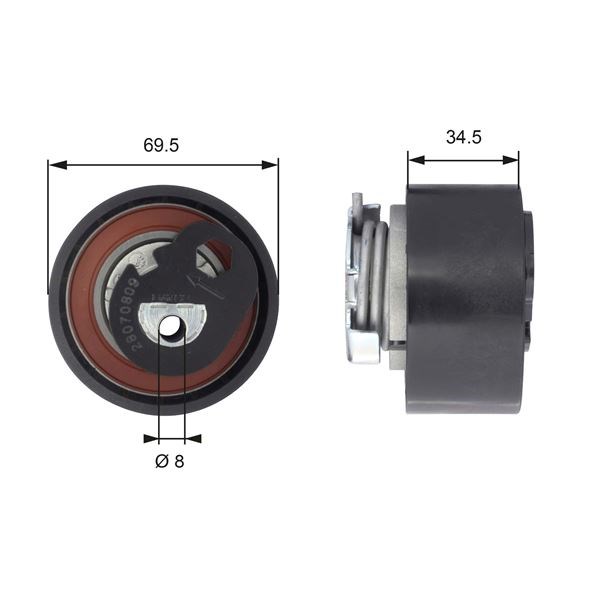Powergrip Gergi Rulmanı GATES