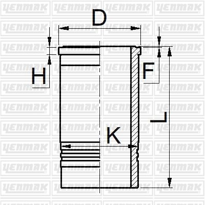 Shibaura Gömlek Q85.0MM STD Sulu Tip YENMAK