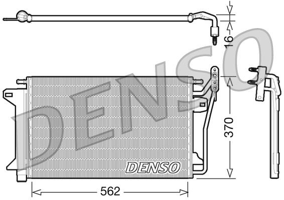 Ford Klima Radyatörü DENSO