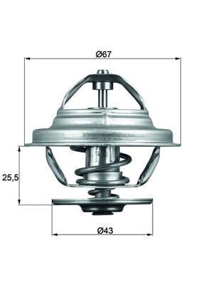 Termostat MAHLE
