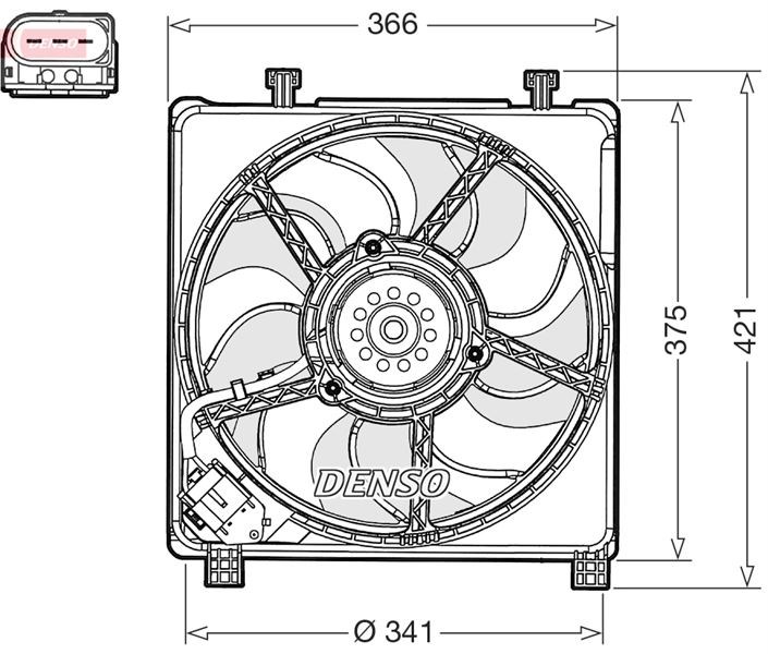 Motor Soğutma Fanı DENSO