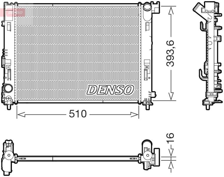 Motor Su Radyatörü DENSO