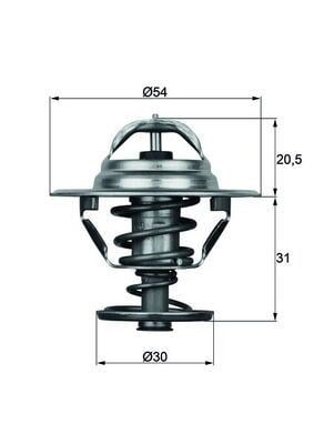 Termostat MAHLE