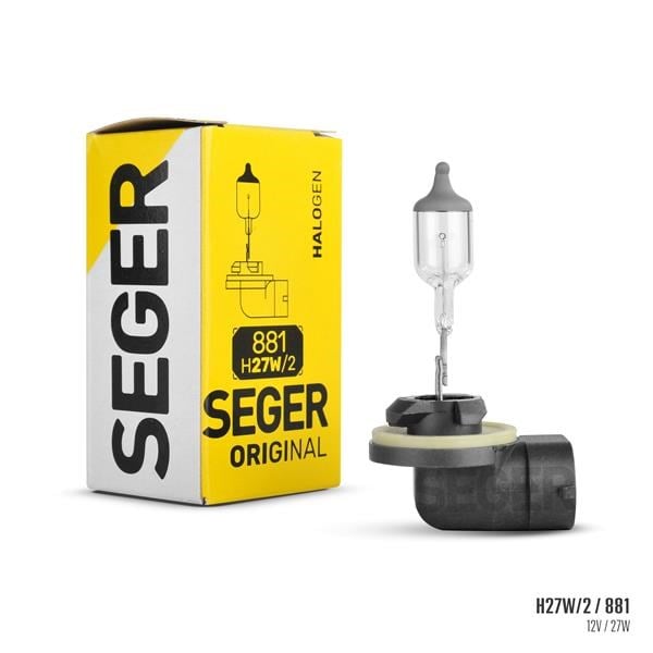 H27W/2 881 12V 27W PGJ13 Eğri Soket Standart Işık Ampul SEGER