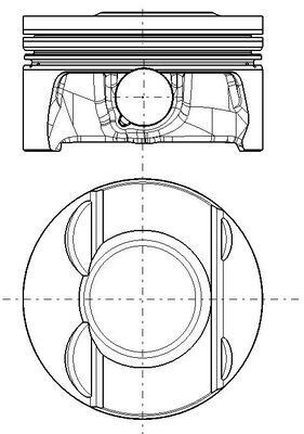 Motor Piston Komple MAHLE