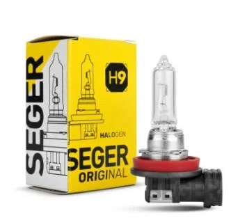 Ampul H9 12V 65W PGJ19-5 Standart Yenileme 3.500K Standart Işık SEGER