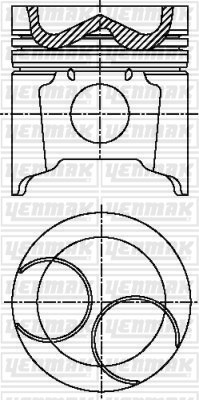 Caterpillar D 3306 Piston Segman Q120.65mm STD YENMAK