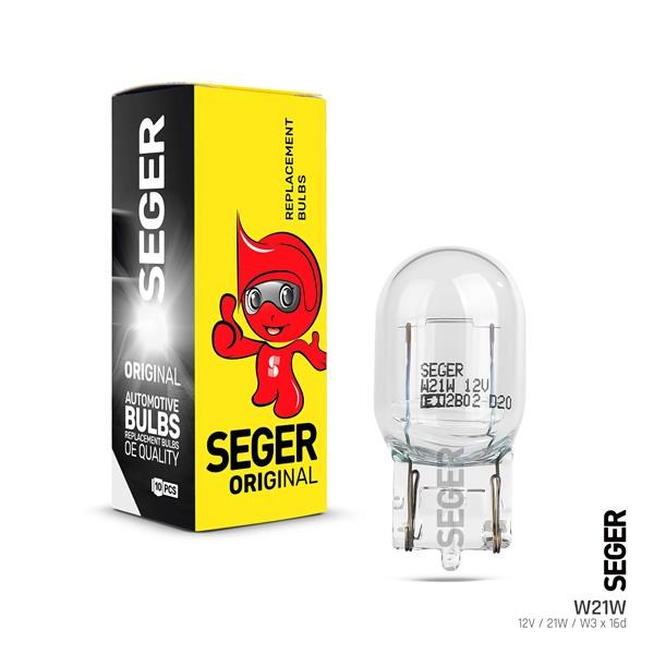 WY21W 12V 21W WX3X16D T20 Dipsiz Kaplama Sarı Ampul SEGER