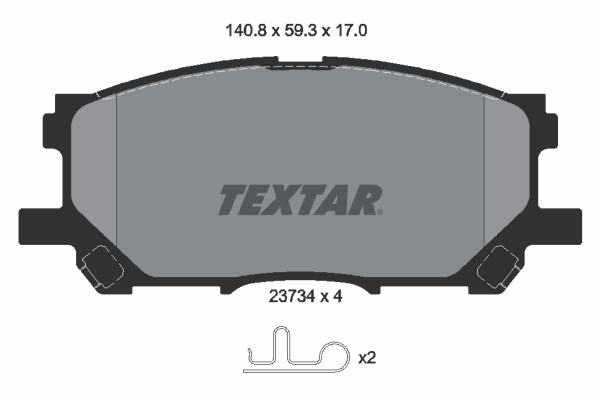 Lexus RX U3 Ön Fren Balatası TEXTAR
