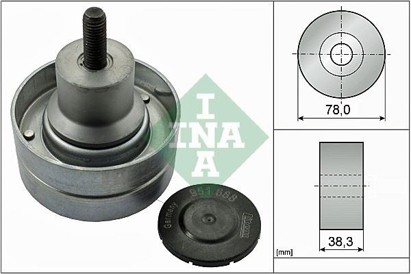 Saptırma Kılavuz Makarası Kanallı V Kayışı INA