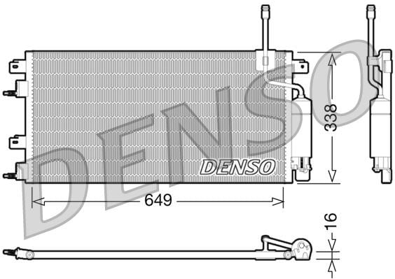 Ford Klima Radyatörü DENSO