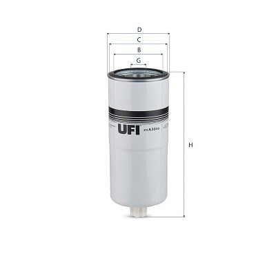 Demag Euclid Hitachi Komatsu Sany Terex Dizel Filtre UFI