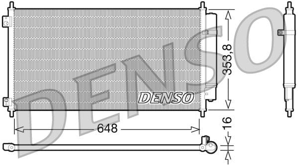 Honda Klima Radyatörü DENSO