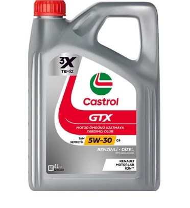 Castrol GTX 5W-30 C4 Motor Yağı CASTROL