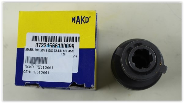 35NC 50NC YM TF Marş Dişlisi 9 Diş Çatalsız MAKO