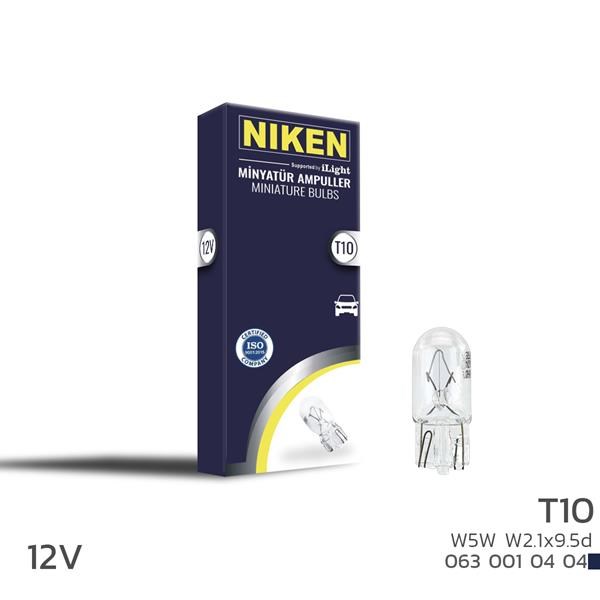 Park Ampulü T10 W5W W2.1x9.5d 12V NIKEN