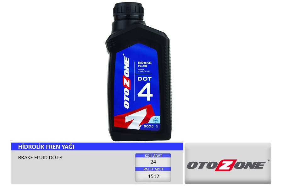 Hidrolik Fren Yağı DOT-4 500g OTOZONE