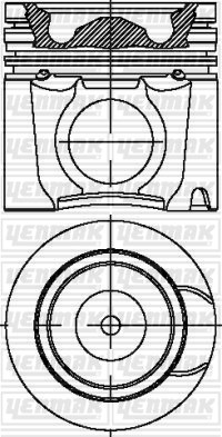 Cummins 6 CT-6L Dongfeng L340 Piston Segman Q114.0mm STD YENMAK