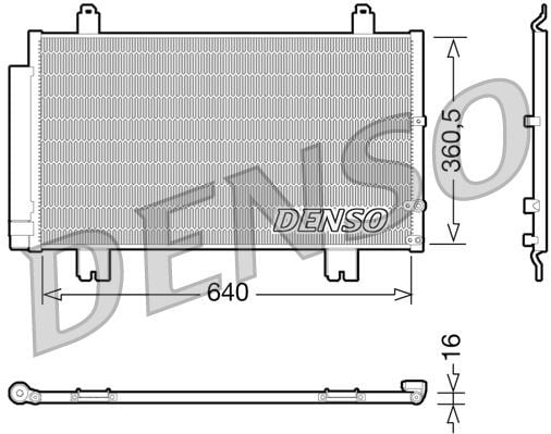 Lexus GS Klima Radyatörü Kondenseri DENSO