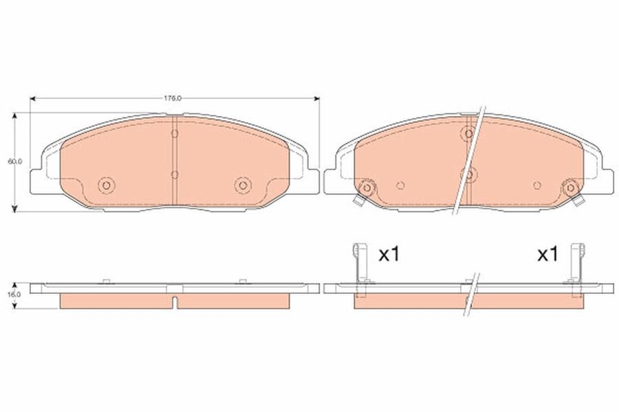 Cadillac CTS Ön Disk Balata TRW