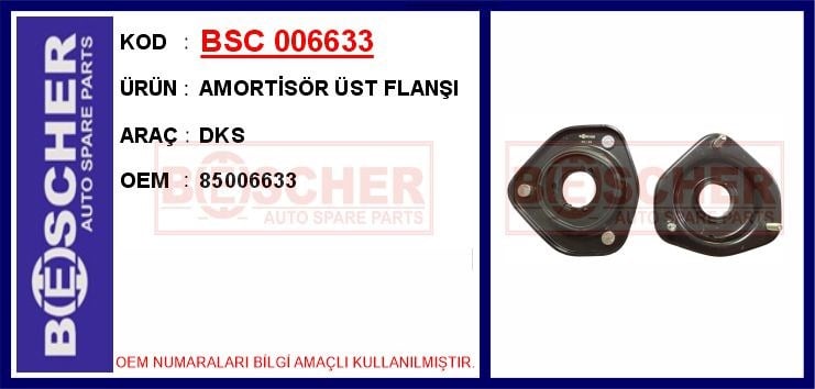 Amortisör Üst Flanşı DKS BESCHER