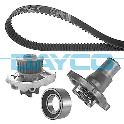 Su Pompası ve Termostat İçeren Zamanlama Kayış Kiti DAYCO