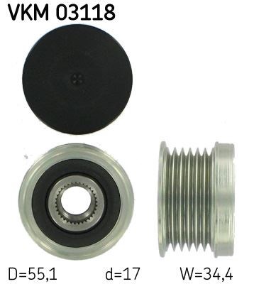 Alternatör Kasnağı Rulmanı SKF