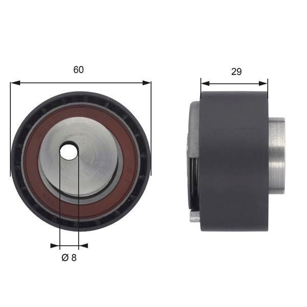 Powergrip Gergi Rulmanı GATES