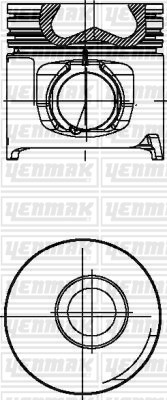 Tümosan Piston Segman Q104.0MM STD - 8045.25 231 YENMAK
