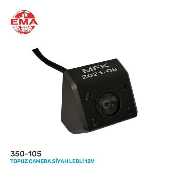Topuz Kamera Siyah LED'li 12V EMA