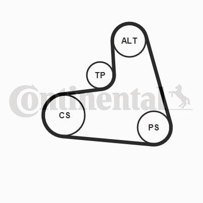 Multi V Kayışı Kiti 6PK1120K1 CONTITECH