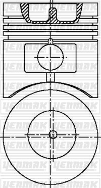 Lombardini 3 LD 510 Piston Segman Q85.5mm 050 YENMAK