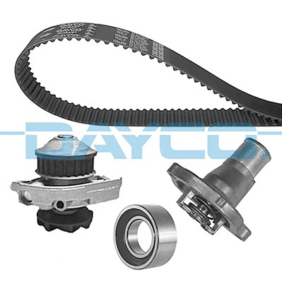 Su Pompası ve Termostat İçeren Zamanlama Kayış Kiti DAYCO