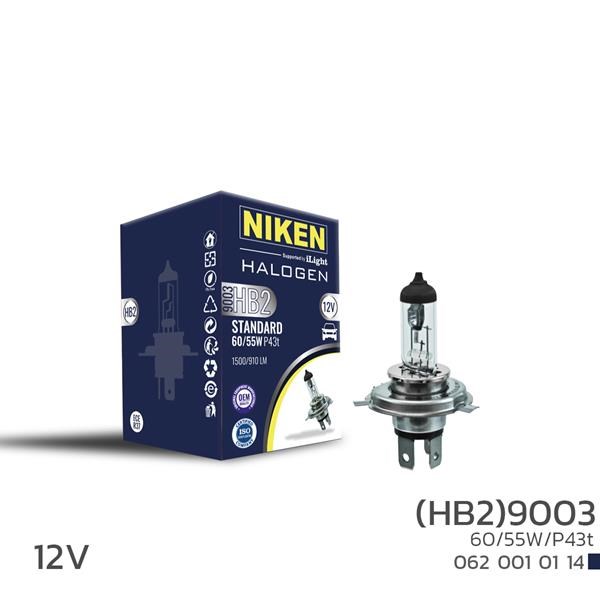 Niken 9003 HB2 60W/55W Halojen Ampul P43t 12V NIKEN
