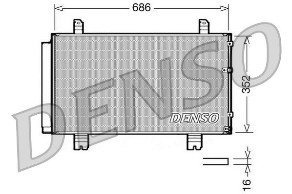 Lexus IS C Klima Radyatörü Kondenseri DENSO