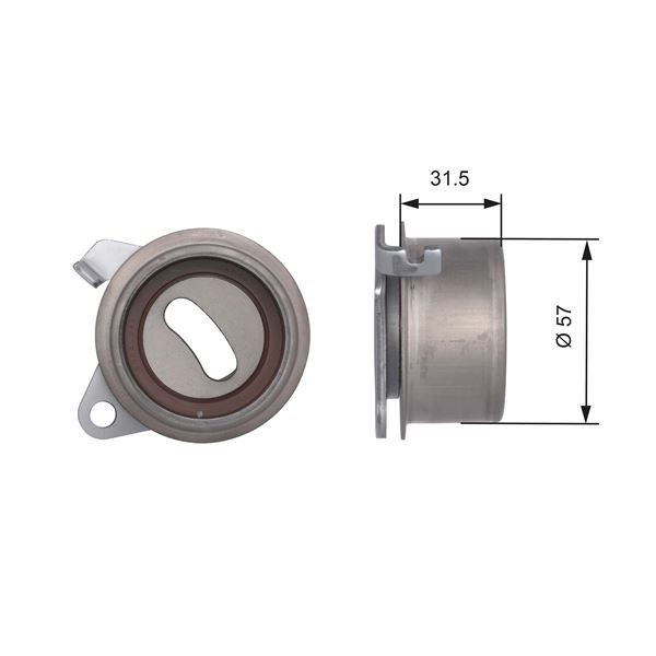 Powergrip Avara Rulmanı GATES