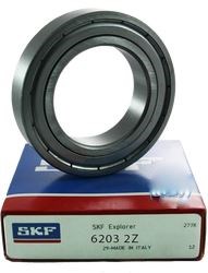 Alternatör Rulmanı Çelik Kapaklı SKF