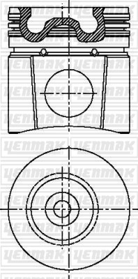 Cummins 6 BT Piston Segman Q102.0MM STD YENMAK