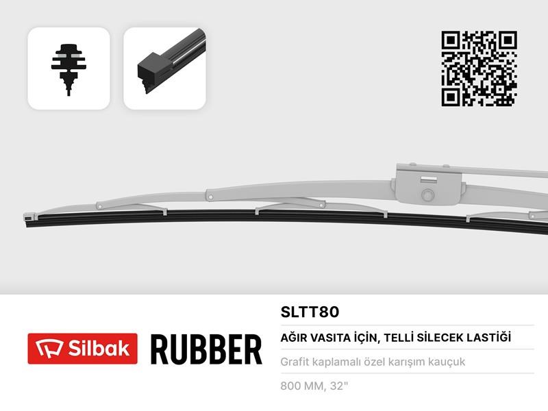 Otobüs Silecek Lastiği Teli Üzerinde 800mm SILBAK