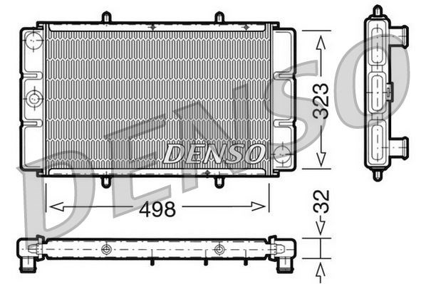Rover 200 XH Motor Su Radyatörü DENSO