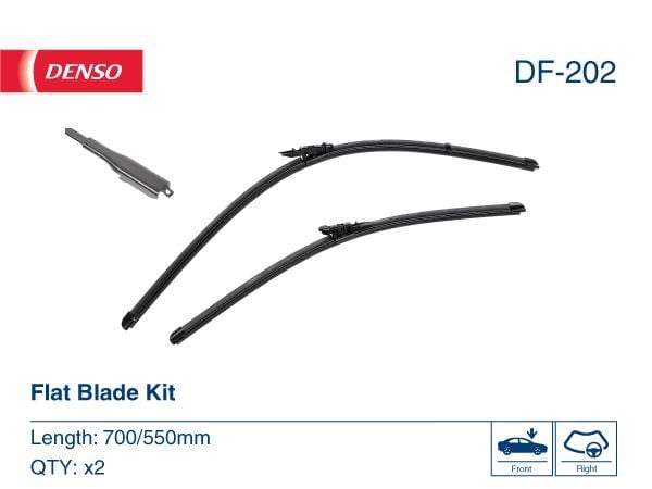 Silecek Süpürgesi Flat Ön DENSO