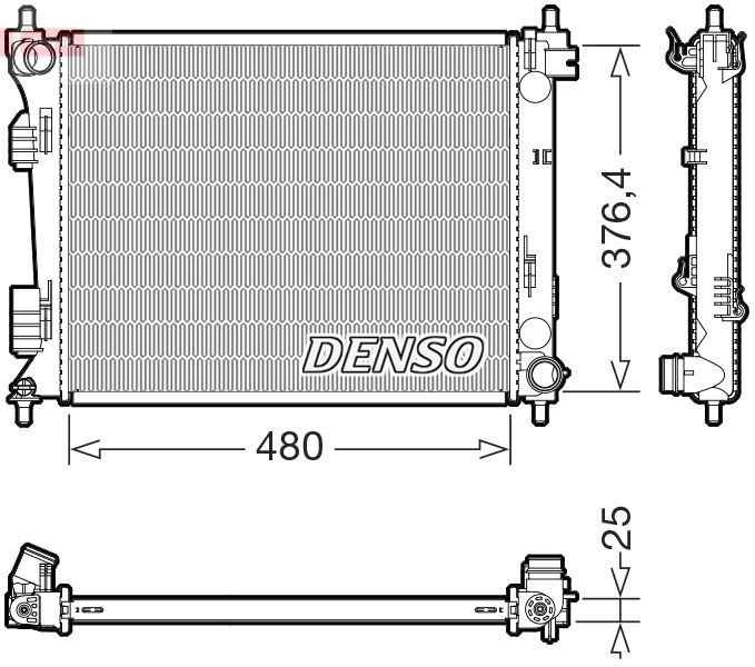 Motor Su Radyatörü DENSO
