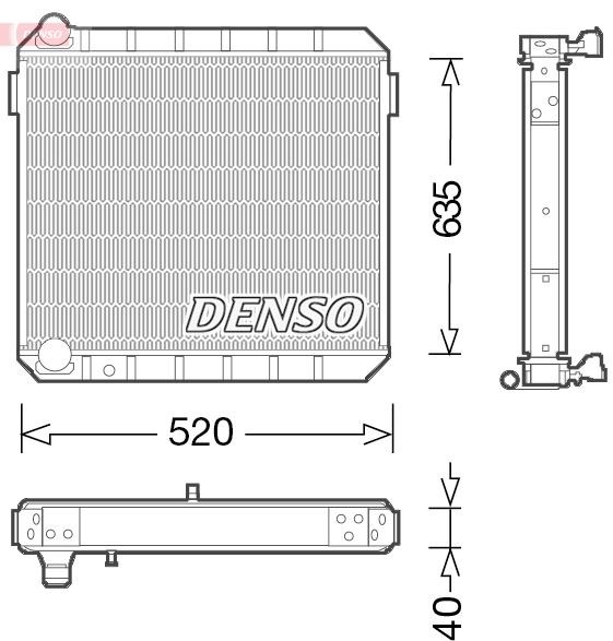 Motor Su Radyatörü DENSO
