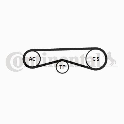 Multi V Kayışı Kiti 4PK970K1 CONTITECH