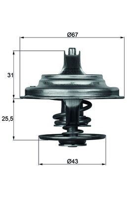 Termostat MAHLE