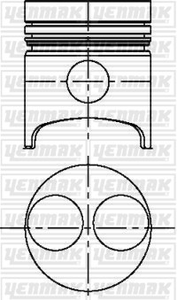Hatz E/ES71/75 Piston Segman Q76.5mm 150 YENMAK