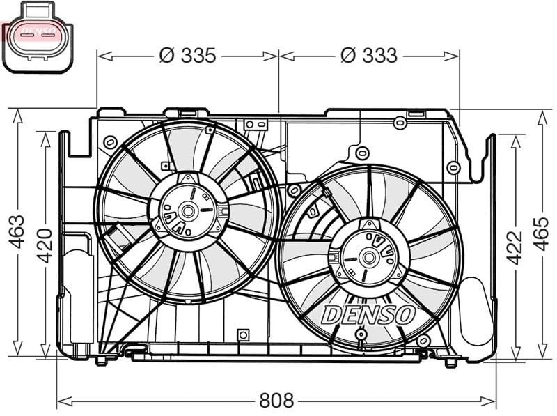 Motor Soğutma Fanı DENSO