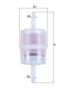 Yakıt Filtresi In-line MAHLE