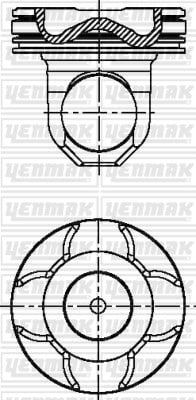 Cummins ISM 410 E20 Euro 3 Piston Segman Q125.0MM STD YENMAK